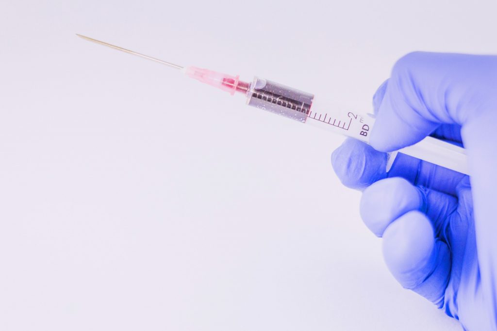 medical waste and bio-hazardous waste syringe