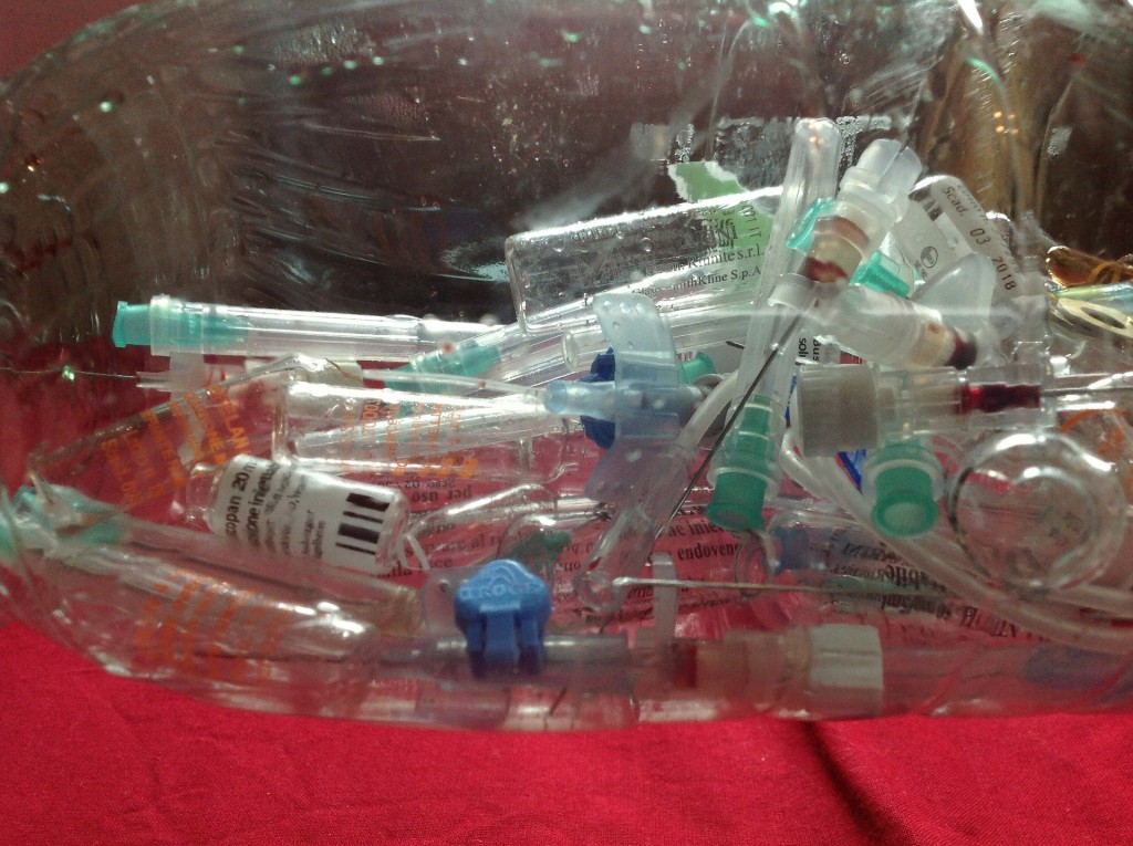 medical waste spill